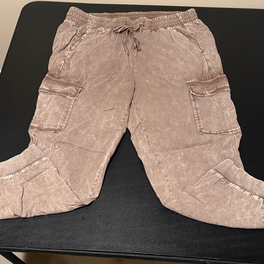 Torrid Tan Cargo Joggers